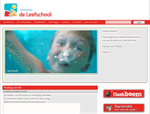 Tablet Screenshot of leefschool.be